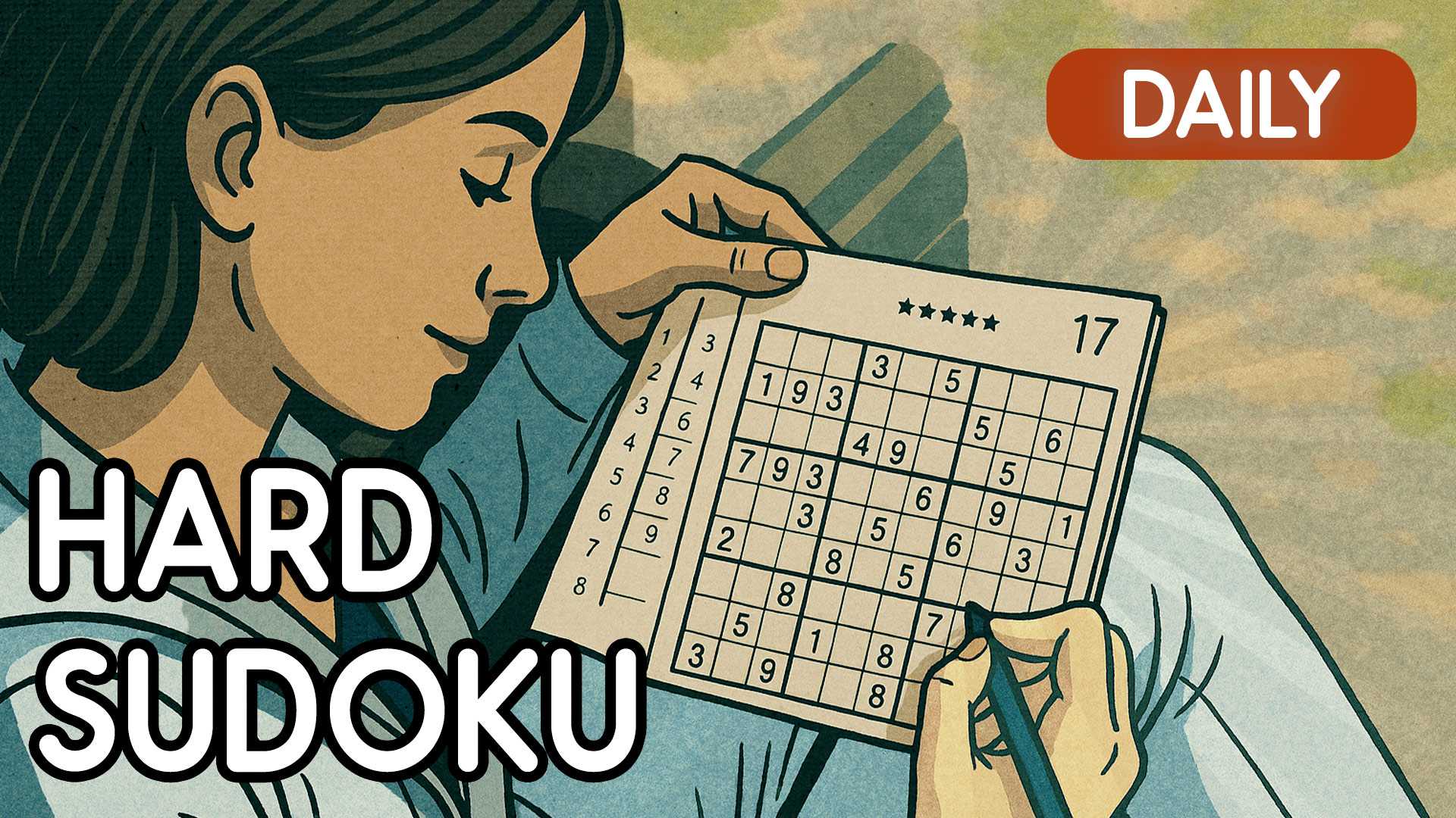 Daily Hard Sudoku