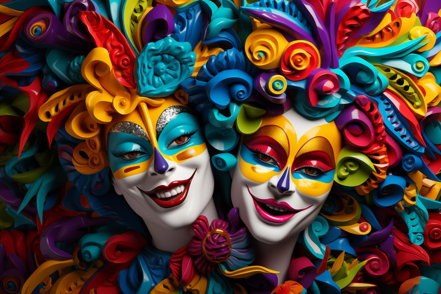 Puzzle Máscaras de Carnaval