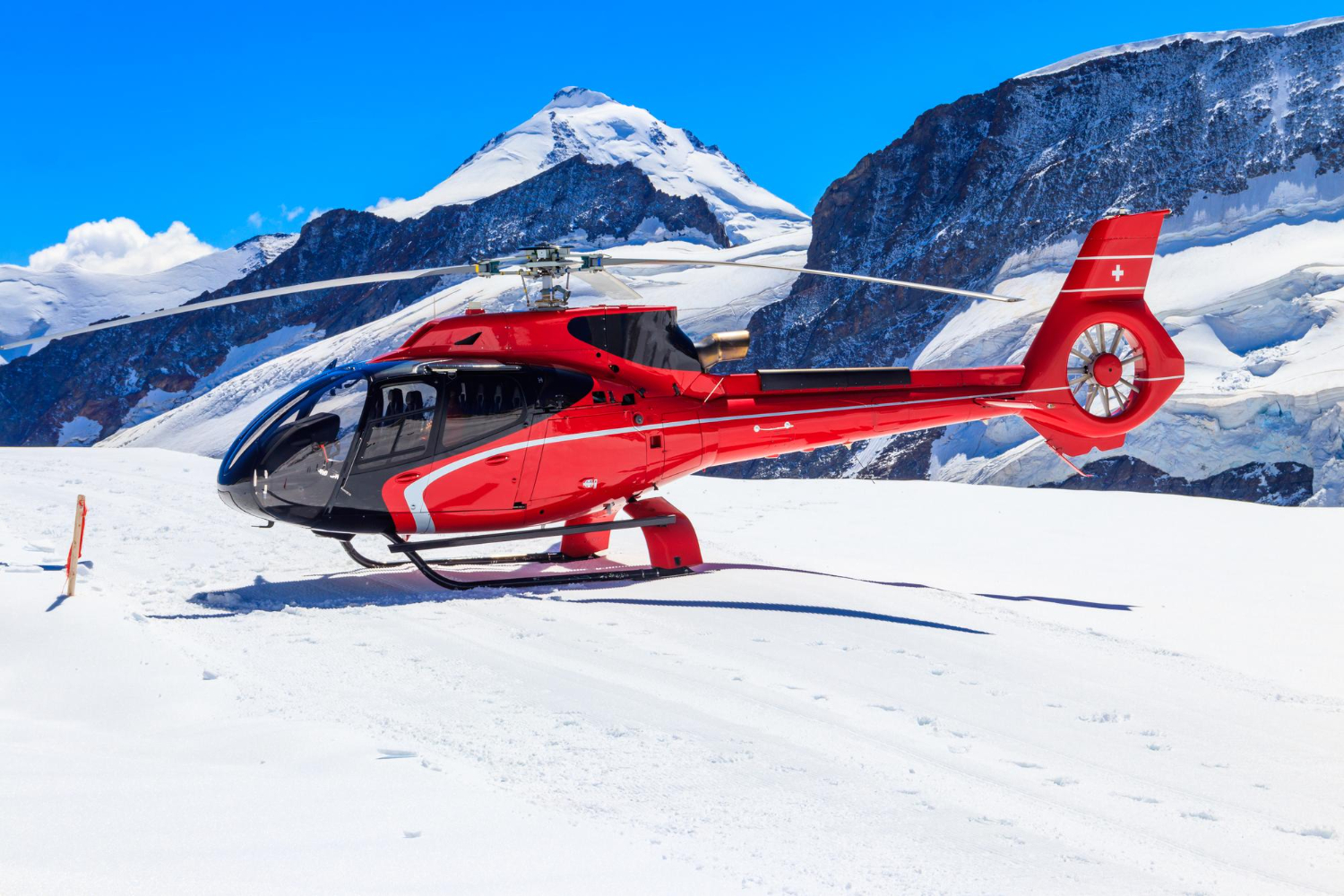 Puzzle Helicóptero en la nieve