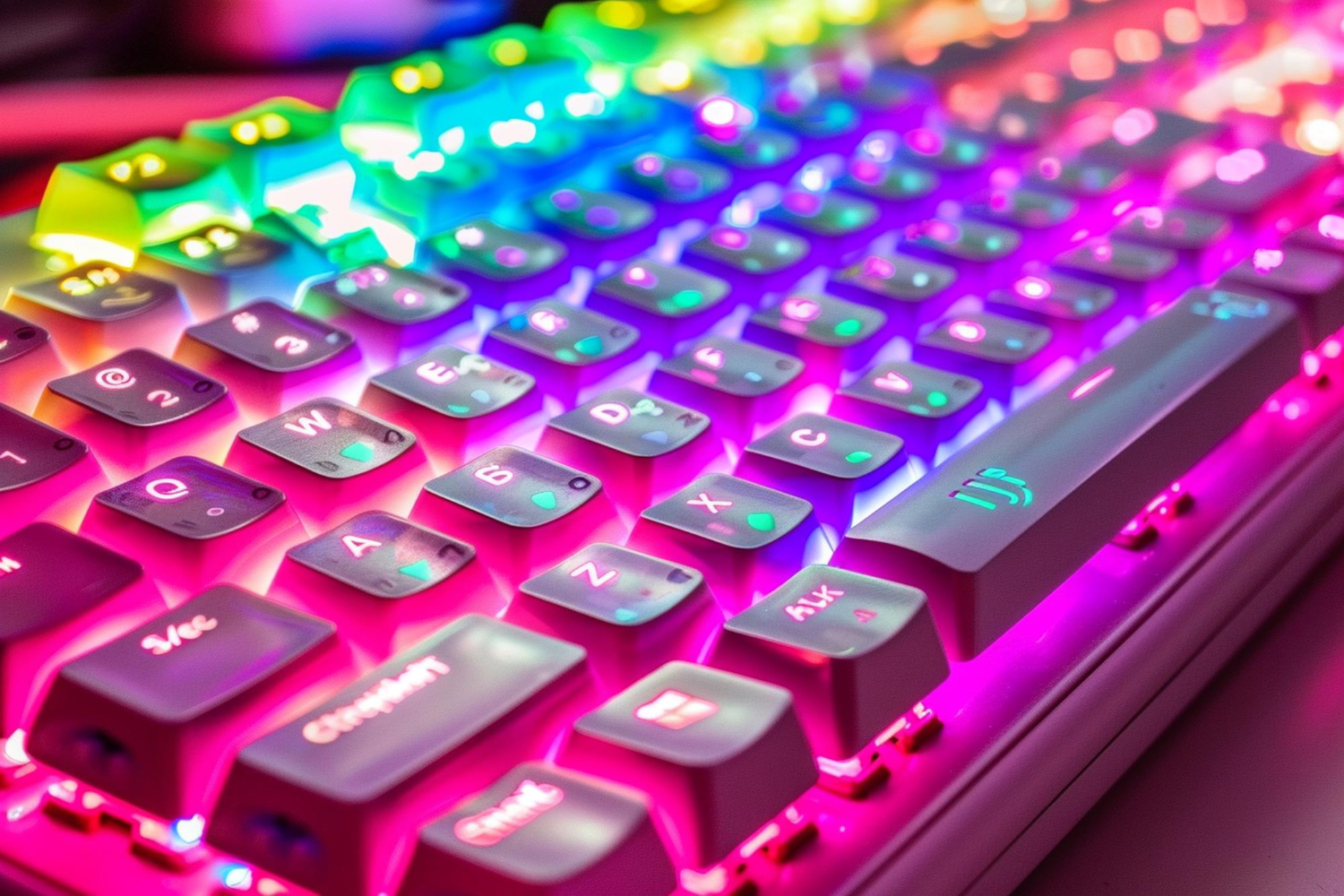 Puzzle Teclado mecánico RGB