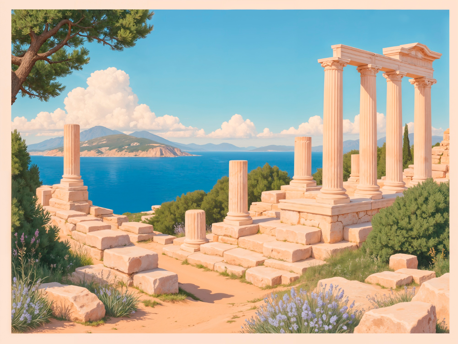 Puzzle Ruinas griegas