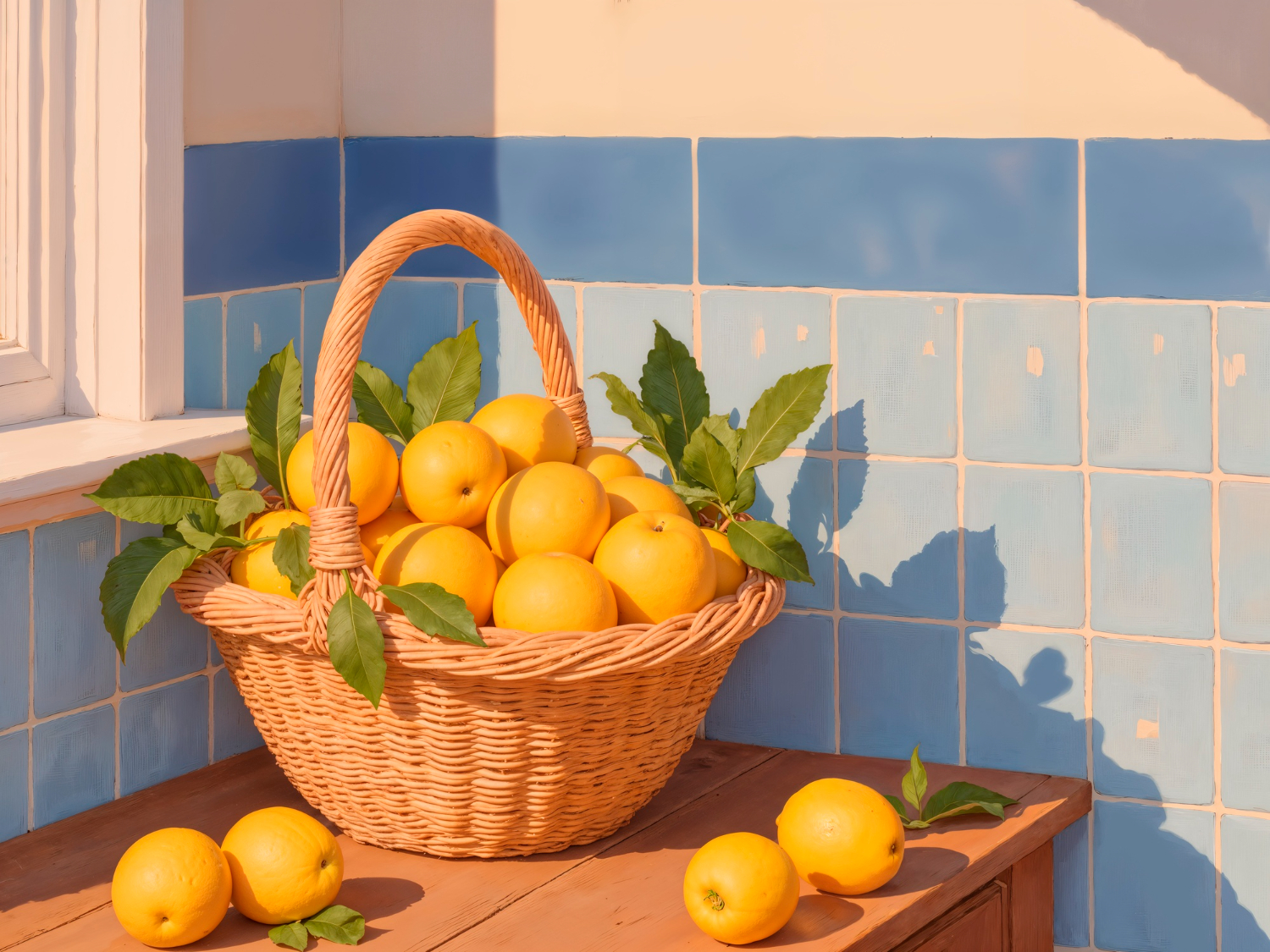 Puzzle Cesto de naranjas