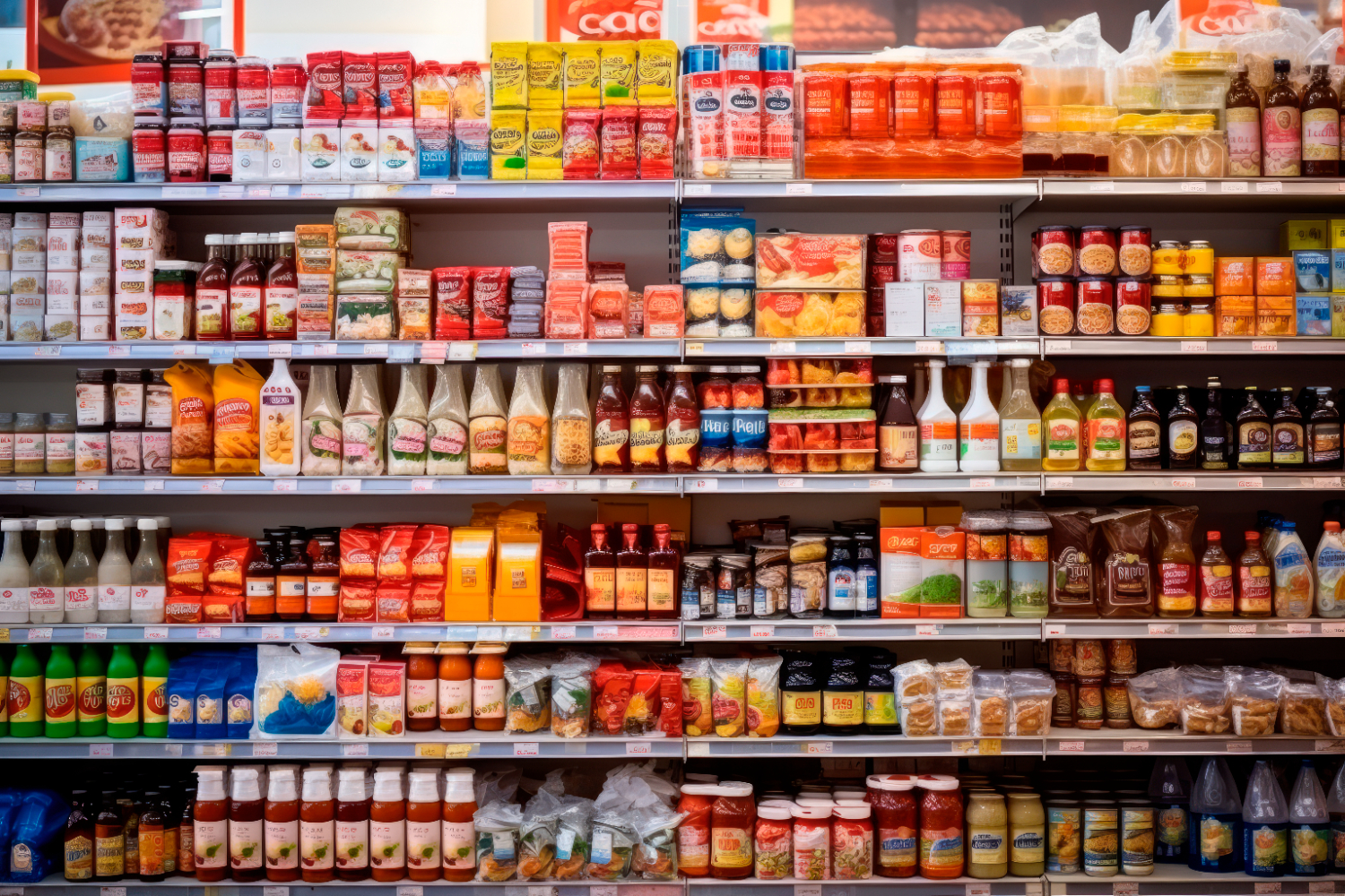 Puzzle Productos en el supermercado