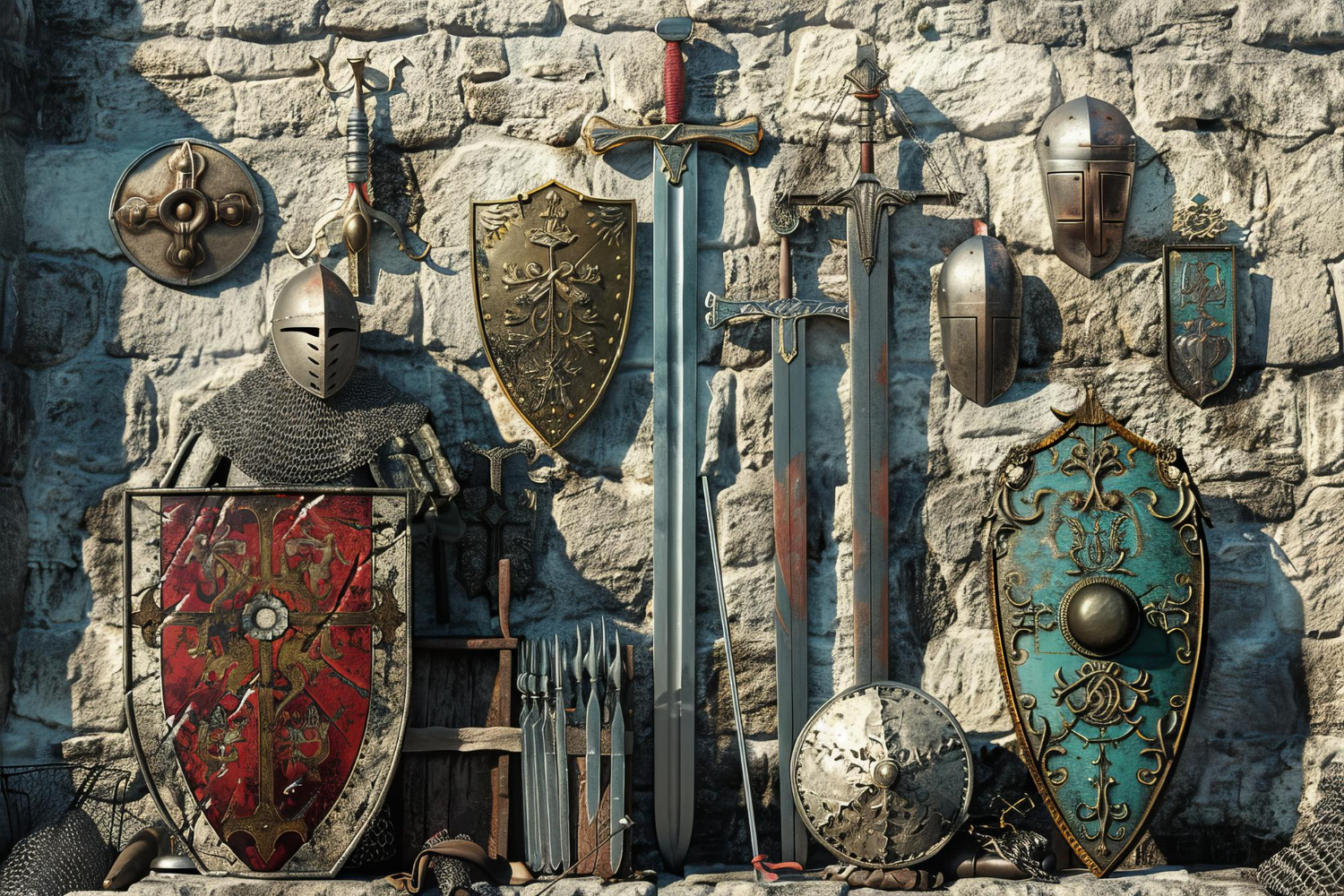 Puzzle Armas medievales