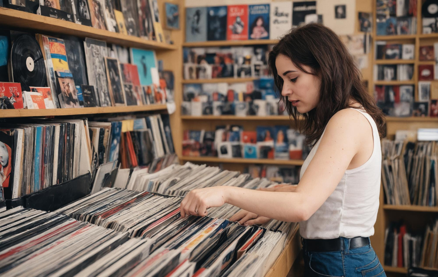 Puzzle Tienda de discos