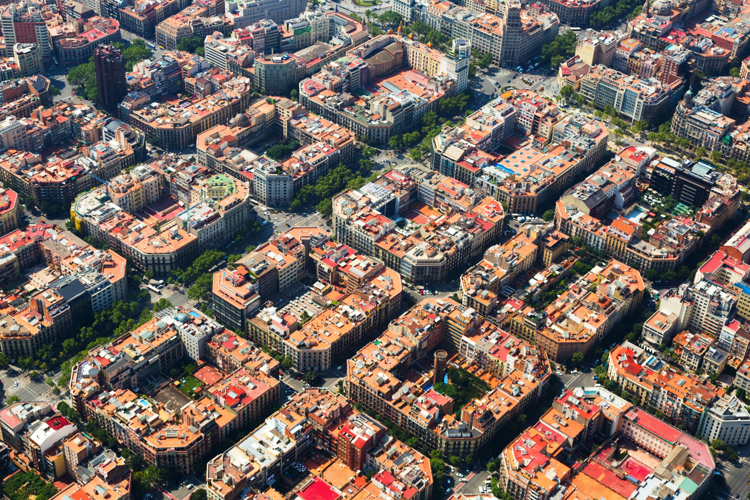 Puzzle Barcelona desde el aire