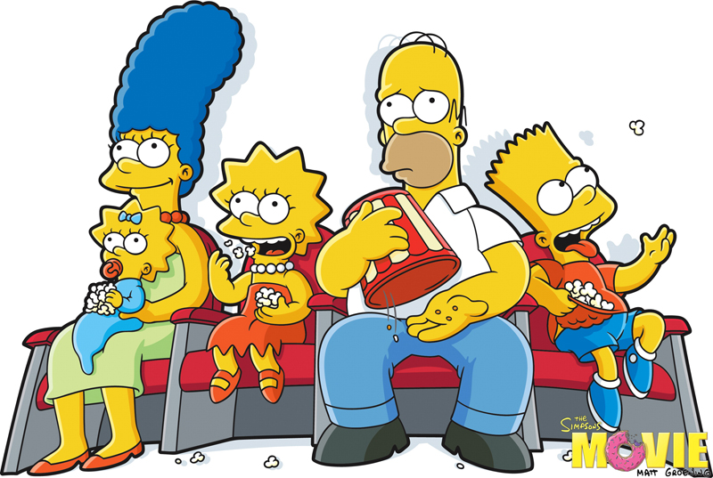 Puzzle La familia Simpson