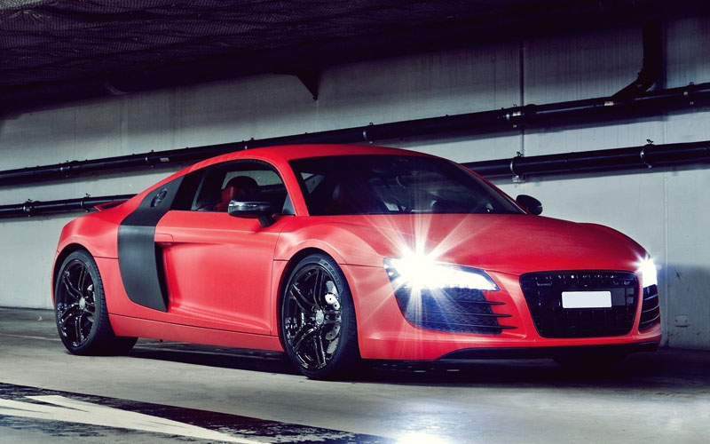 Puzzle Audi R8 rojo