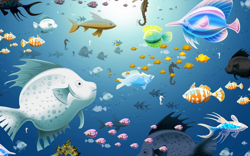 Puzzle Acuario marino