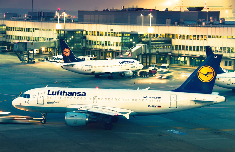 Puzzle Aviones en aeropuerto