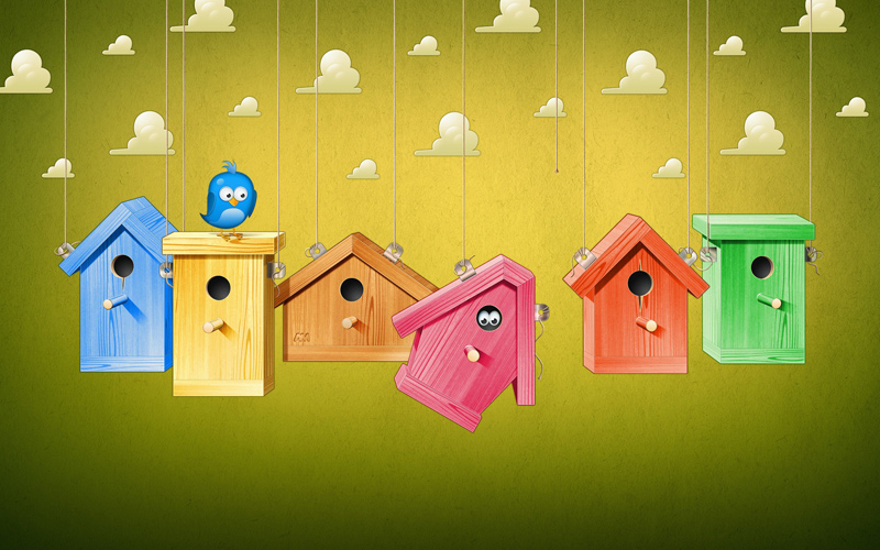 Puzzle Casas para pájaros