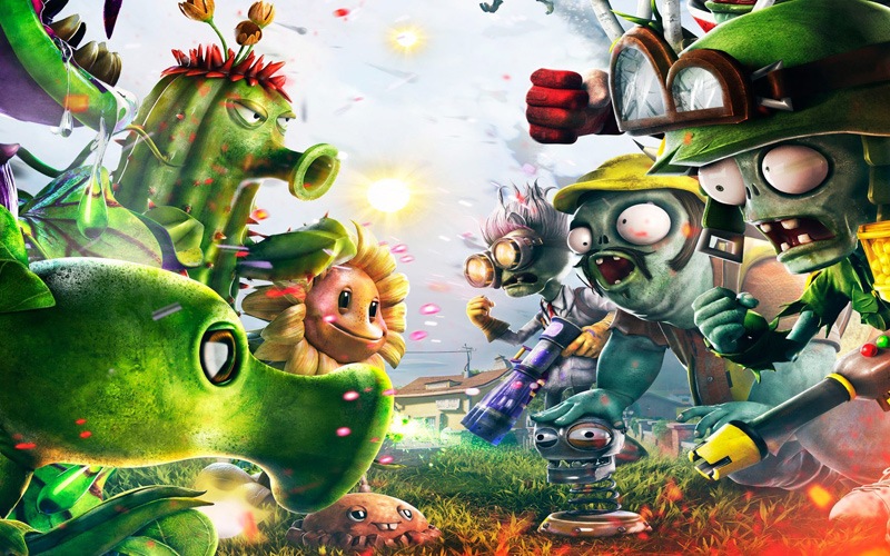 Puzzle Plantas vs zombis