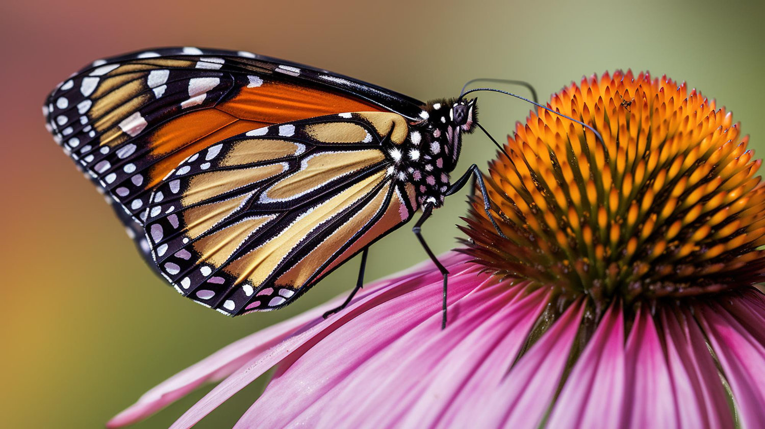 Puzzle Mariposa en flor