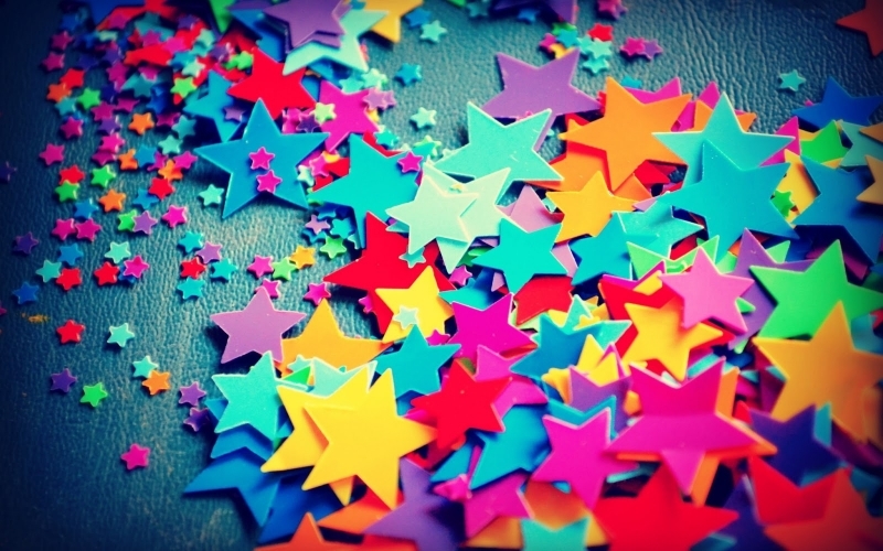 Puzzle Estrellas de colores