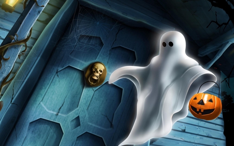 Puzzle Fantasma con calabaza