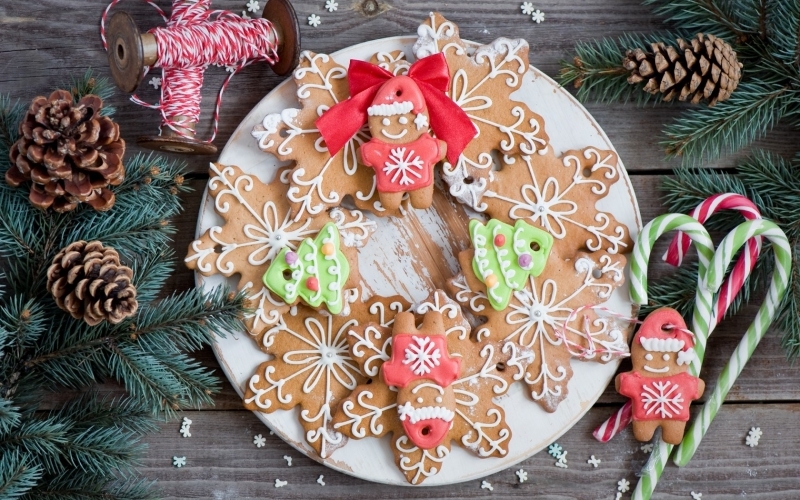 Puzzle Galletas y postres de navidad