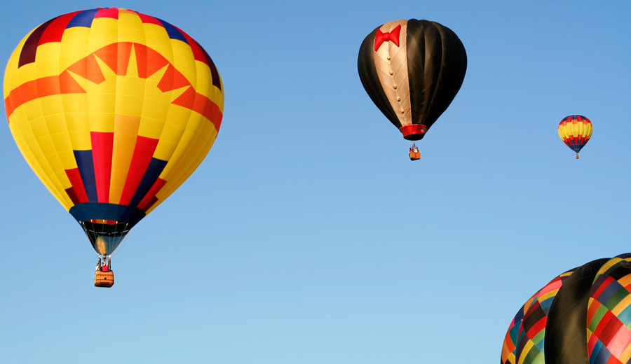 Puzzle Globos en el cielo