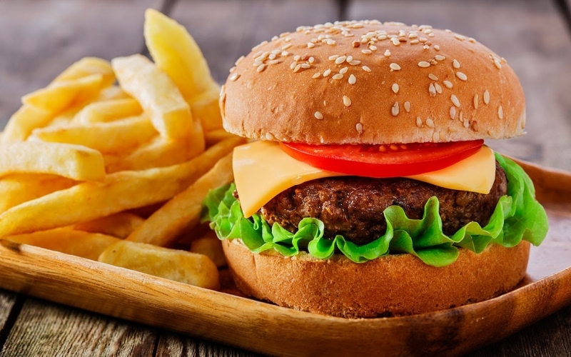 Puzzle Hamburguesa con patatas