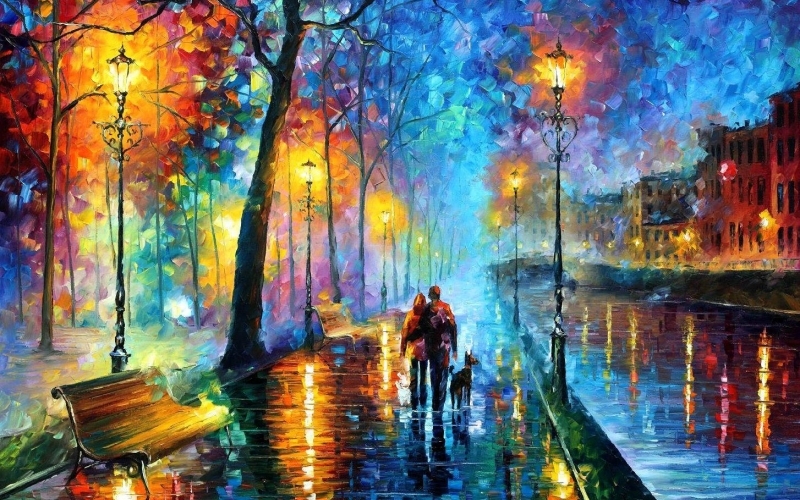 Puzzle Pintura nocturna