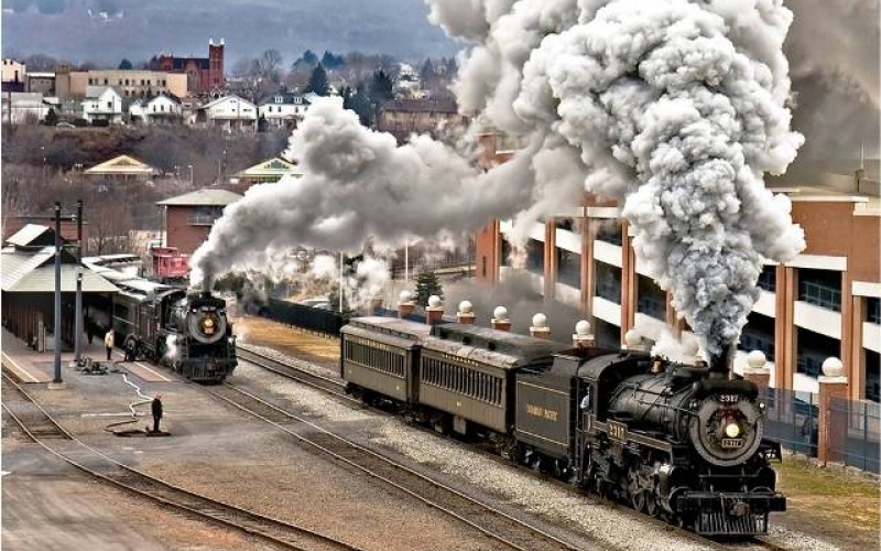 Puzzle Trenes de vapor