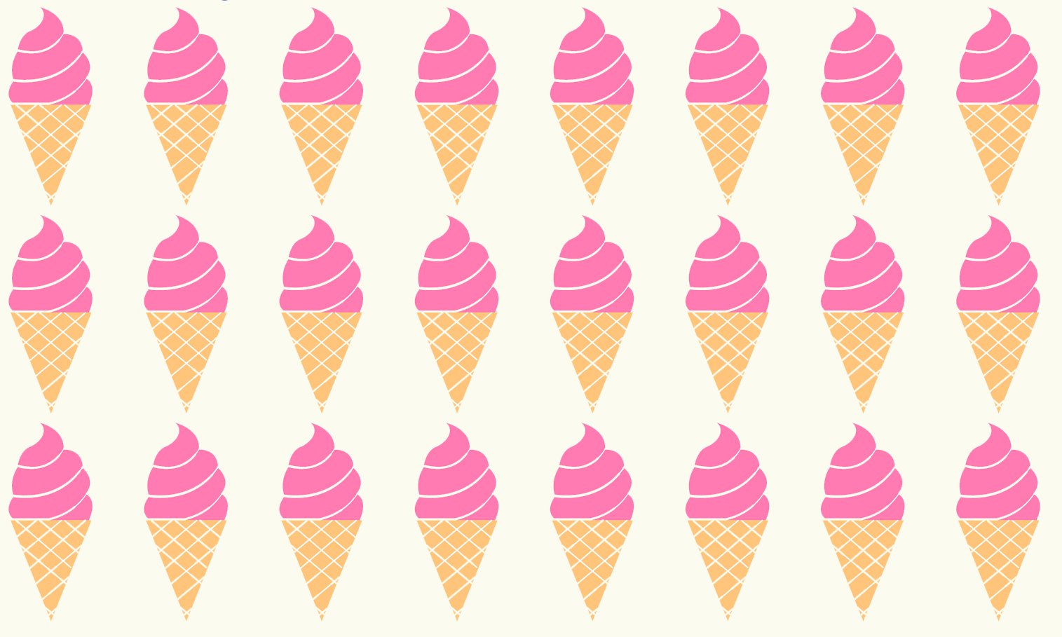 Acertijo visual: ¿puedes encontrar el helado diferente al resto?